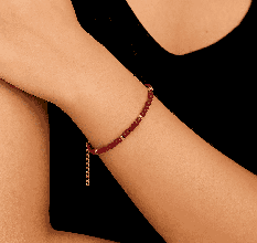 Quartz beaded bracelet, minimalist dainty bracelet for women, Handmade brass jewelry